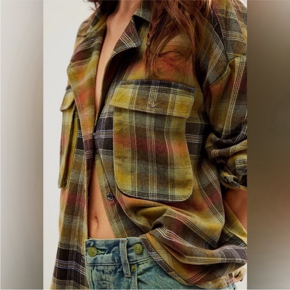 Nwot Free People Izzy Cargo Jacket - Picture 4 of 7